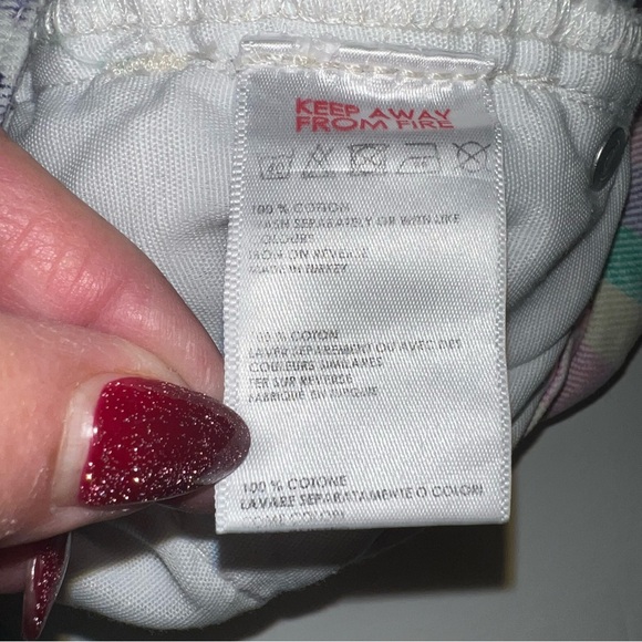 BDG Urban Outfitters Rainbow Stripe High Rise Mom Jean Sz 26 - Picture 5 of 12